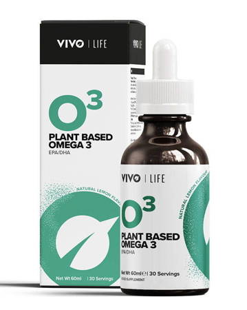 Wegańskie OMEGA-3 Vivo Life - cytrynowy (60 porcji/30 porcji - 60 ml)